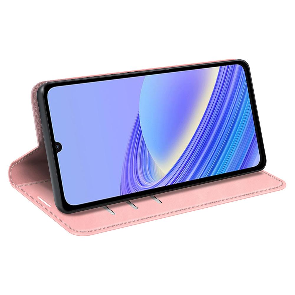For TCL 40 SE Skin-touch Leather Phone Case Magnetic Flip Stand Wallet Phone Cover