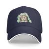 Watercolor Cat Baseball Caps Fashion Casquette for Unisex Women Adjustable Casual Trucker Hats for Sports Outdoor Activities