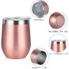 Livole Stainless Steel Vacuum with and 350ml Set of Perfect for Perfect for and Black Rose Gold Tumblers, Insulated, Double-Walled, Lids, Spill-Proof,