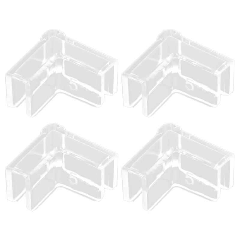4PCS Fish Tank Aquarium Glass Edges Protector Acrylic Protector Tools for Aquarium Fish Tank Glass Crashproof Tools
