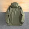 Men's Plus Size 11XL Spring and Autumn Waterproof Zipper Hooded Cardigan Jacket for Youth