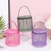 Handmade Crochet & Knitting Yarn Storage Bag with Mesh Compartments