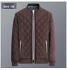 Men's Thick Velvet Winter Jacket - Loose Fit, Warm Cotton Coat for Middle-Aged & Elderly
