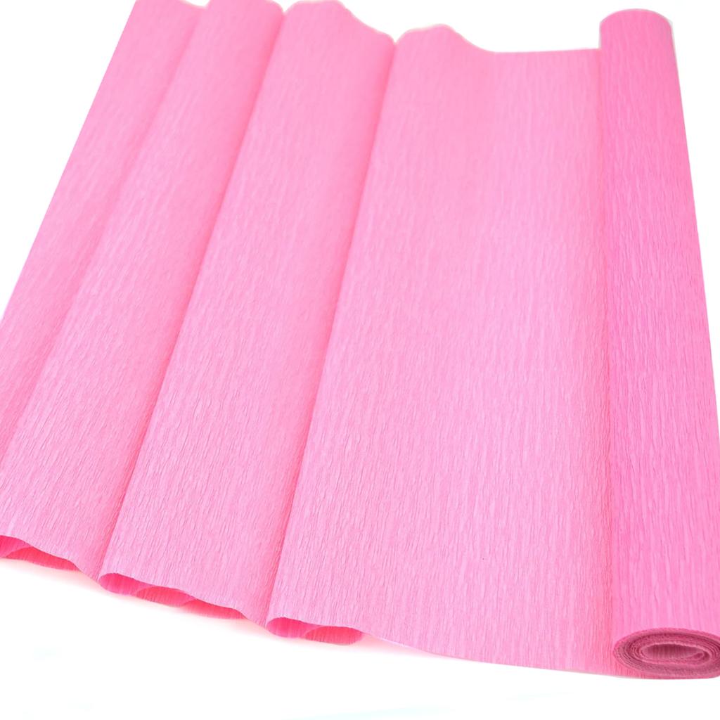 50x250cm 12 Colori Rotolo di Carta Crepla Colorata Carta Crepla Pieghettata per Origami Artigianato Fiori Fai-da-te Decorazione Carta da Regalo Artigianato