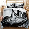 Marble Duvet Cover Set Marble Bedding Set Blue Gold Abstract Texture Kid Bedclothes Double Queen King Size Polyester Quilt Cover