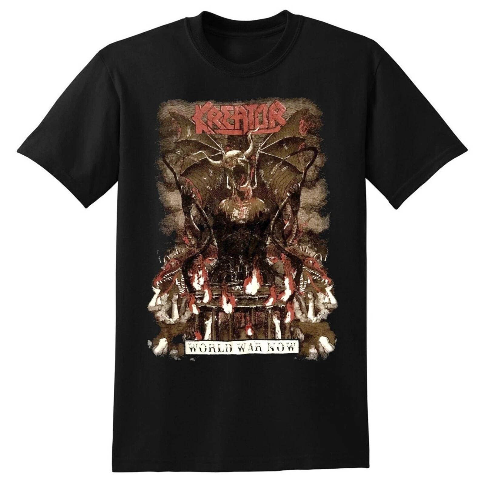 KREATOR cd lgo WORLD WAR NOW Official SHIRT XL New gods of violence coma to kill L