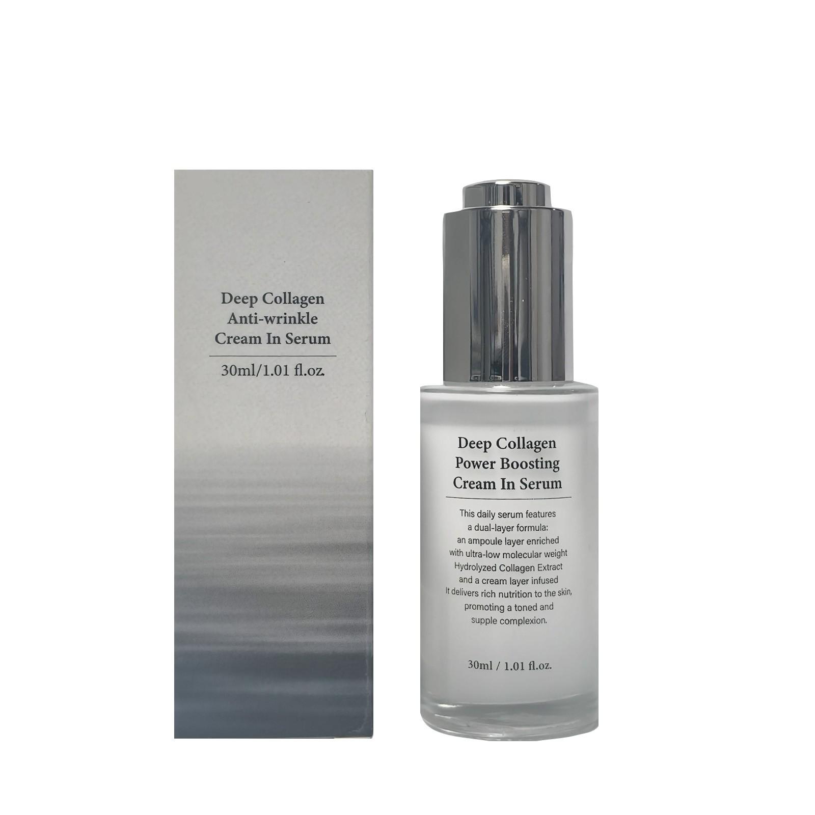 

Deep Collagen Serum, Skin Plumpness, Enhanced Elasticity. Double Layer Collagen Facial Serum,30ml One Size белый