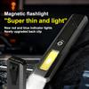 Led Keychain Flashlight Rechargeable 550Lm Portable Mini Torch Pocket Lantern Flood Work Light With Magnet For Emergency