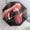 Hitori Gotoh (Bocchi der Fels!)  Muster, automatischer Klappschirm, tragbares und faltbares Design, 8 Schirmstäbe, ein Weihnachts- oder Geburtstagsgeschenk.