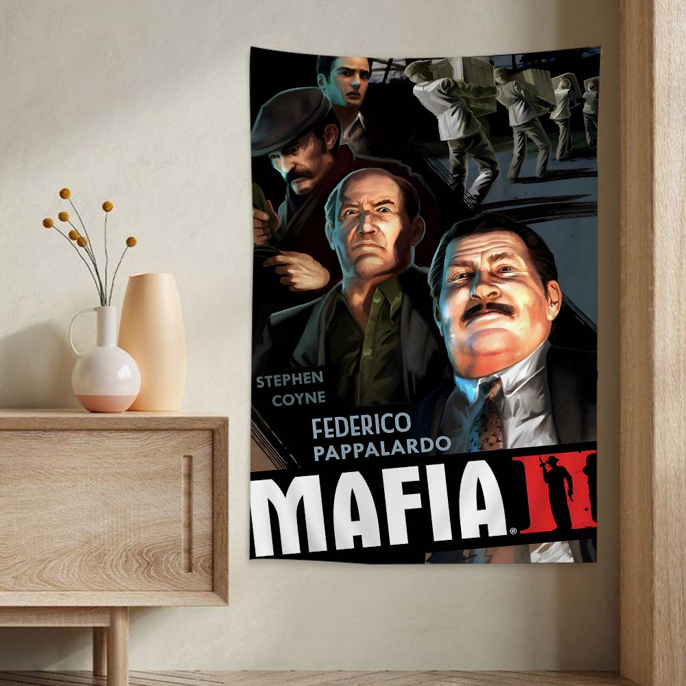 Mafia Definitive Edition Arazzo Anime Vintage Appeso Tarocchi Tappeti da Parete Hippie Arredamento per Stanza e Casa
