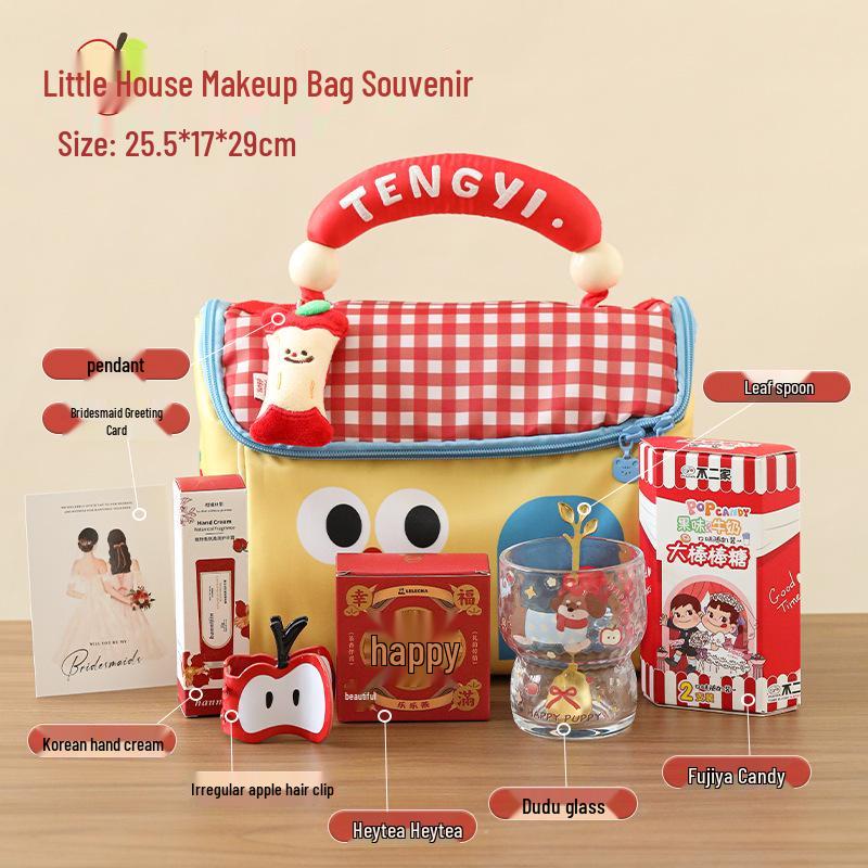 

Elegant Bridesmaid Makeup Bag - Perfect Wedding Return Gift Set