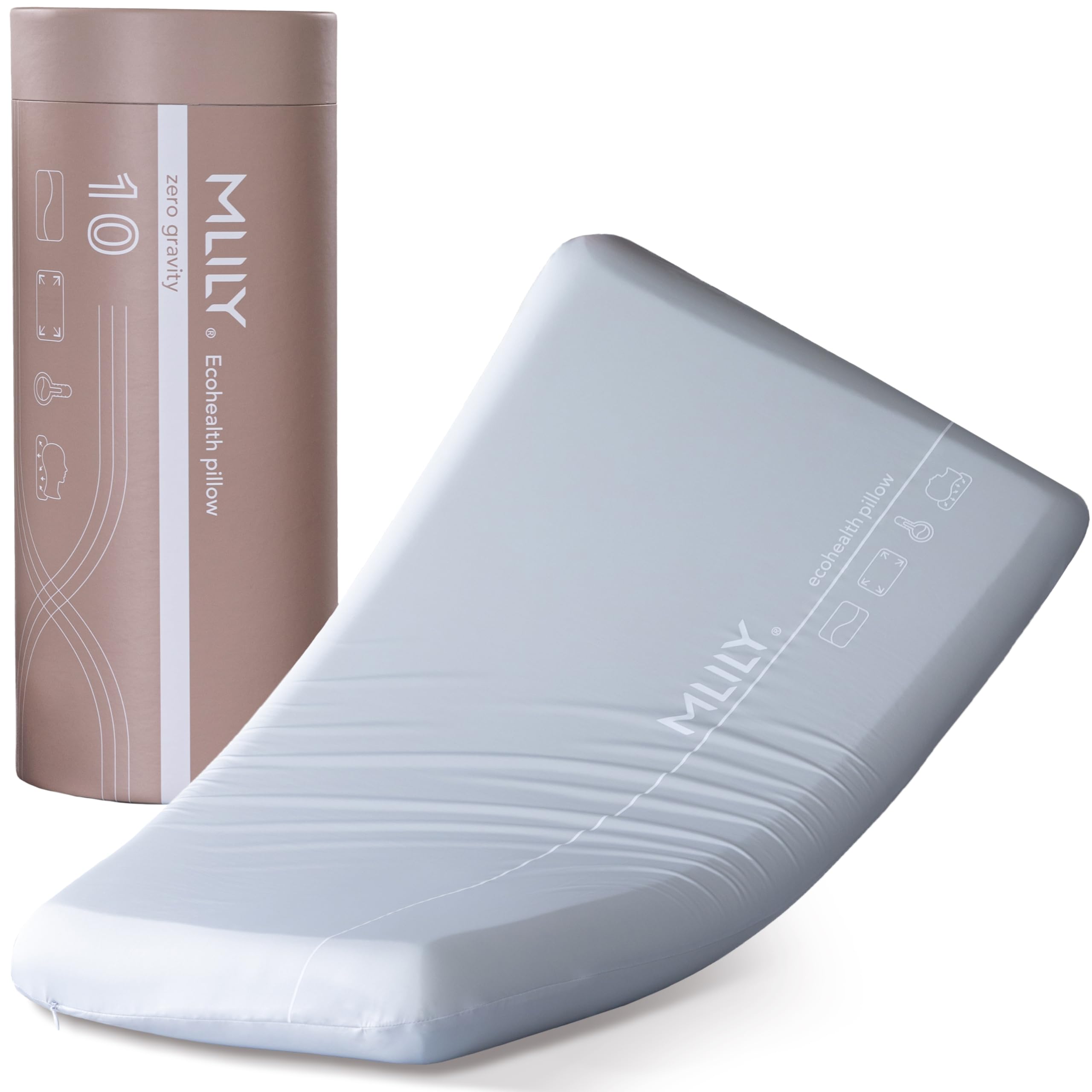 

Подушка M-Lily [Подушка с поглощением гравитации] Поддержка шеи и плеч, Мягкий пенополиуретан с эффектом памяти, Подушка для сна, Облегчение боли в шее, Удобная подушка для сна,