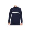 Men's DRI-FIT ACADEMY Logo Printing Long Sleeves Dark Blue T-Shirt CW6111-451