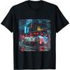 Dystopian Asian City of Cyber Future. Science Fiction. Game T Shirt