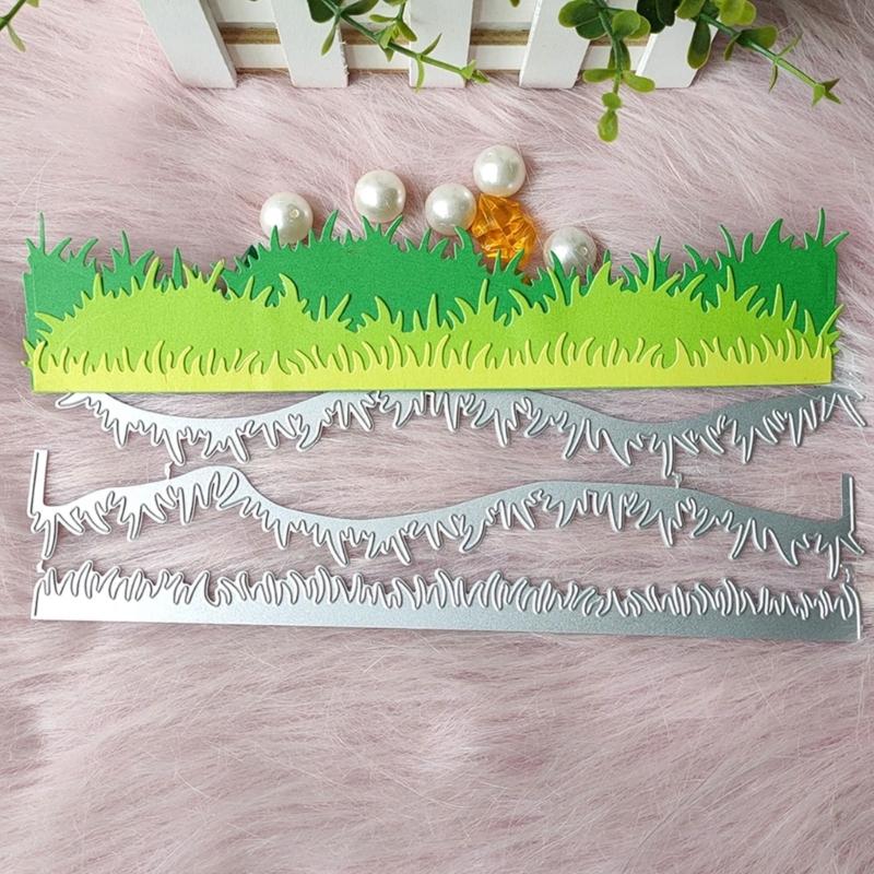 Metalen Snijmallen Gras Frame Scrapbooking Decor Embossing Papieren Kaarten Sjabloon