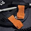 Weightlifting Grip Straps With Leather Palm Protection Deadlift Pull-ups Barbell Training Unisex Gym Gloves