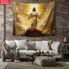 Jesus Christ Ascension Tapestry Religious Christian Art Wall Hanging Faith Inspirational Decor Church Home Decor