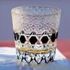 Edo Kiriko Hand-Carved Fluorite Crystal Whiskey Glass