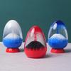 Eggshell Volcanic Eruption, Floating Sand Volcanic Eruption Ornament, Acrylic  Liquid Hourglass Timer Ornament.