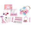 Cosmetics Toy Set Children Make Up Set Safe Washable Princess Beauty Pretend Play Toys Starlike Bag Nail Polish