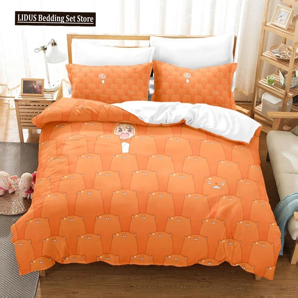 3D The Himouto! Umaru-chan Beding Sets Soft with Soft Fabric Duvet Cover Set With Pilowcase Twin Ful Quen King Bedclothes Bed Linen