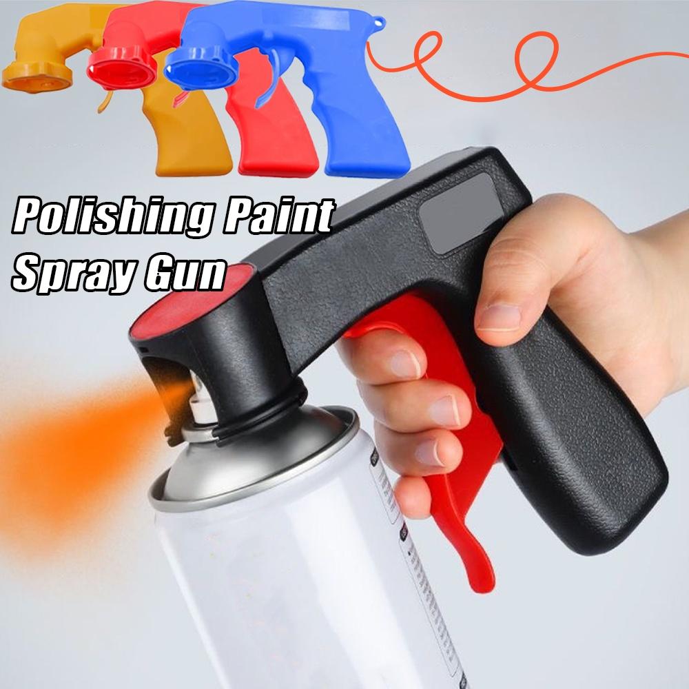 Portable Plastic Spray Gun Handle Universal Polishing Paint Spray Guns Adaptor Reusable Spraying Hand Spray Gun Car Paint Tools