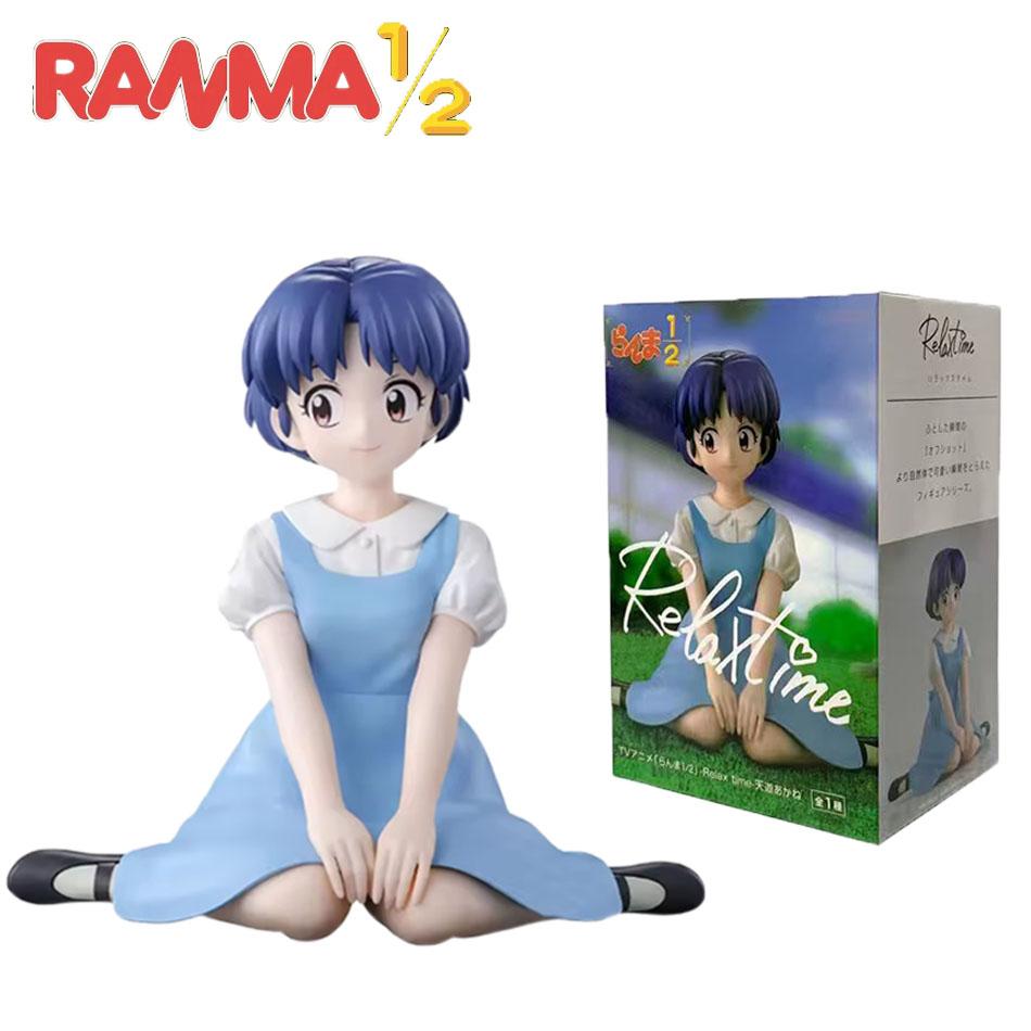 In Stock Ranma 12 Saotome Ranma Tendou Akane Relax Time Anime  Figure Desktop Decoration Model Collector Figurine Toy