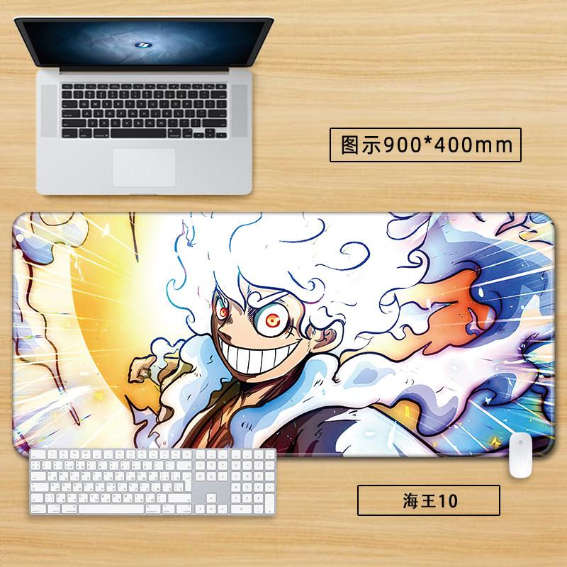 High Definition Printed New Boys Office ONE PIECE Leather Mouse Pad Anime Game Roronoa Zoro Computer Keyboard Desktop Table Mat