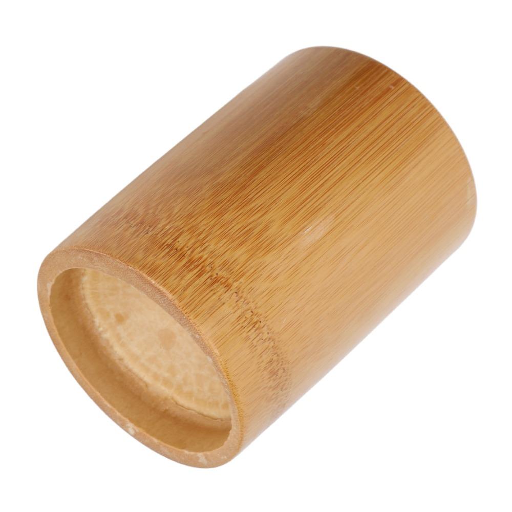 Cylinder Cylinder Bamboo Tool Holder Bathroom Toothbrush Cosmetic Brush Organizing