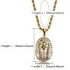 European and American Popular Egyptian Pharaoh Portrait Pendant Selling Personalized Retro Men Necklace