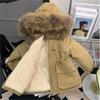 Winter Coat for Girls, Insulated Plush Cotton Jacket for Little Boys, Insulated Children's Jacket