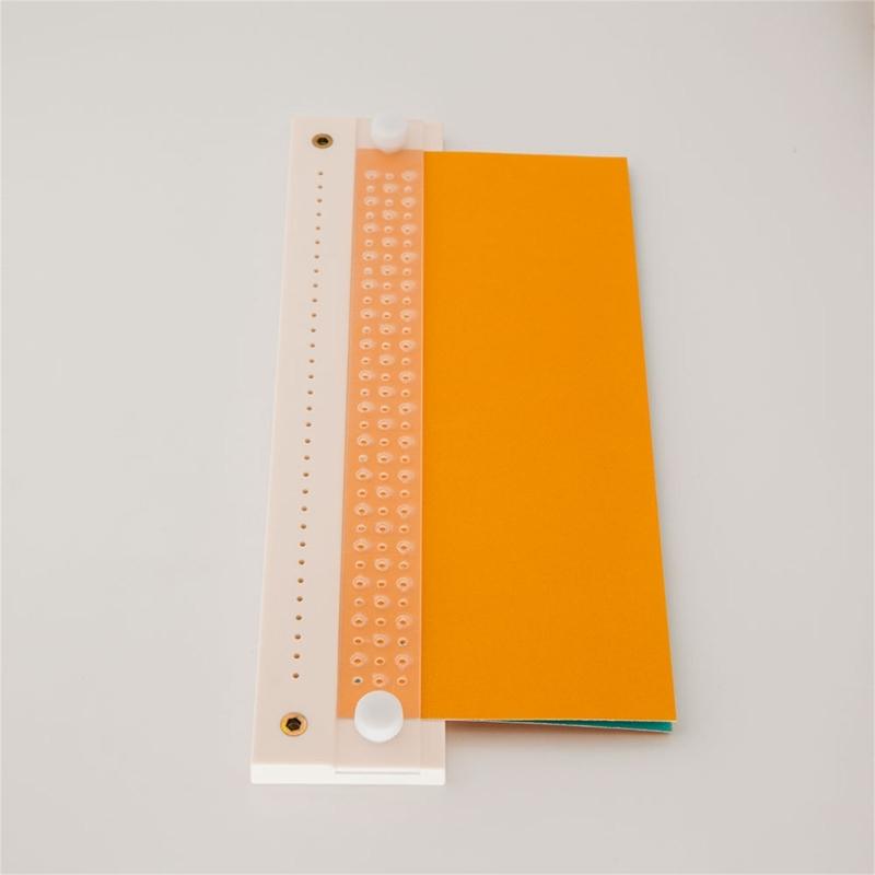 Bookbinding Kits Bookbinding Ruler Set with Binding Tool Binding Accessories Set Scrapbooking Tool T-shaped Ruler Spacer