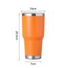 Zhiyue 30 304 Stainless Steel Insulated Straw Car Mug