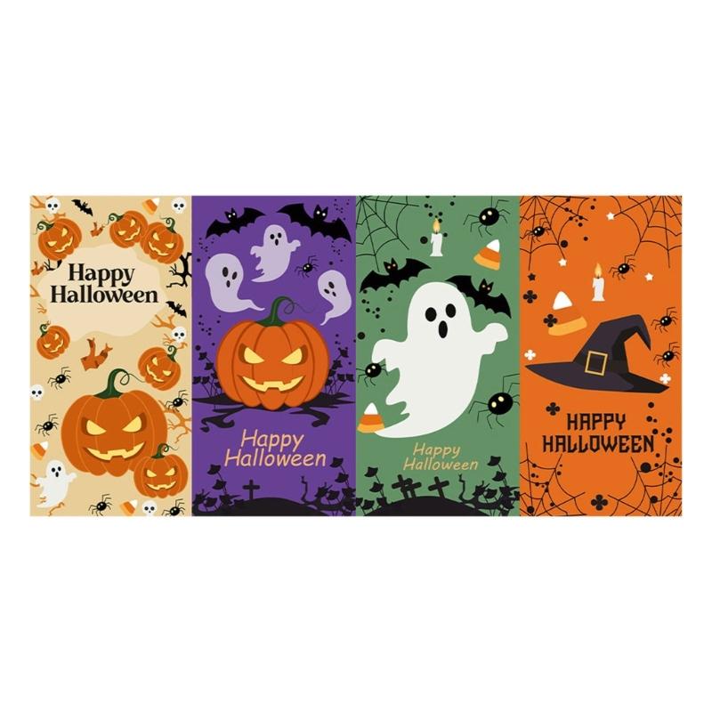 

10 Sheets Wrapping Gift Box Sealing Labels Decorative Sticker Halloween Sticker For Creative Decoration 1