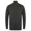 Henbury Mens Quarter Zip Jumper