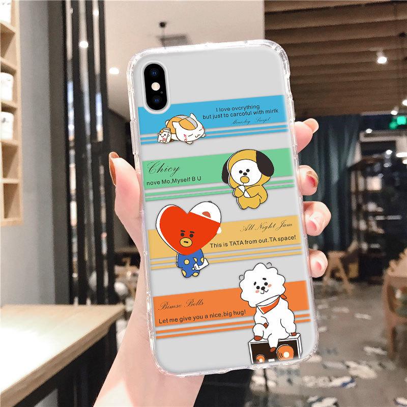 Ins Small Fresh iPhone17promax Suitable for Apple 16Pro Air Cushion Anti-drop 14 Transparent Mobile Phone Case Xr