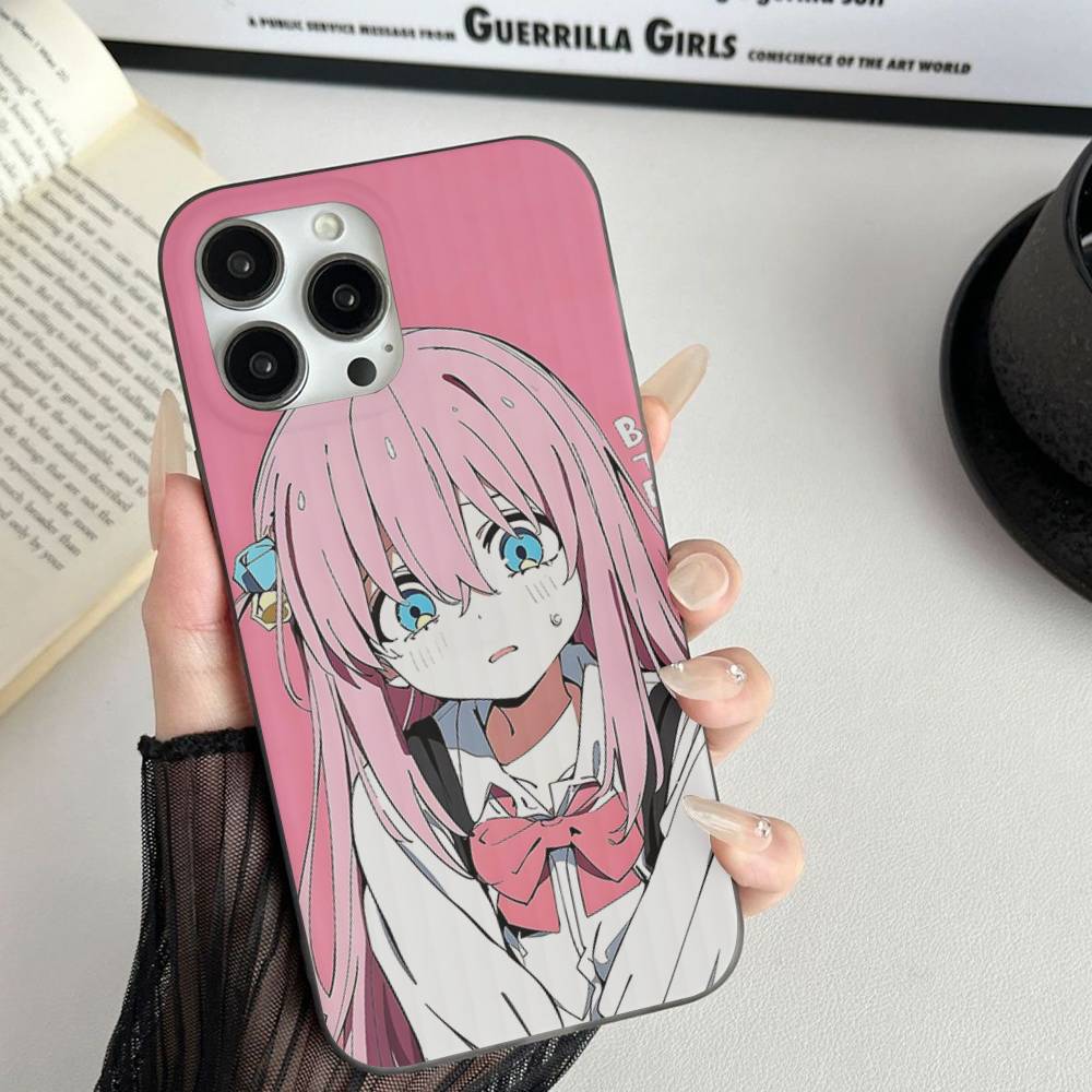 B-BOCCHI THE ROCK! Phone Case For IPhone 17 16 15 14 13 12 11 Pro Max Plus Corrugated Bumper Back Cover Shell