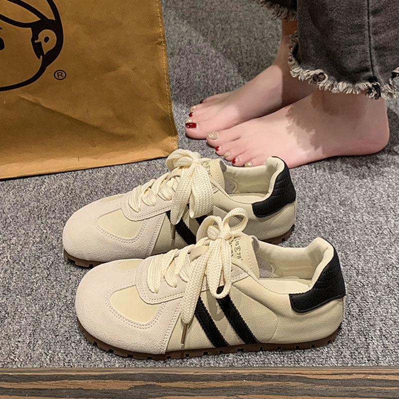Soft leather Forrest Gump shoes autumn new versatile lightweight soft sole breathable sports shoes casual women's shoes