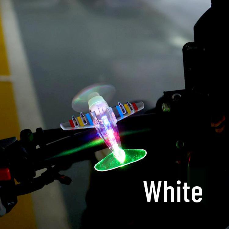 

Cycling Wind-Powered LED Light-Up Airplane Ornament