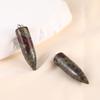 Crystal Agate Bullet Necklace Pendant & Keychain Accessory