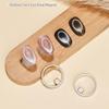 1/2Pcs Circular Cat Eye Nail Magnet Hollow Cat Eye Magnet Gel Nail Polish Ring Nail Art Magnet Set Diy Manicure Magnetic Tool