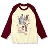 spring autumn oversized t-shirts youth harajuku cute cartoon print T Shirt Women Pullover tshirt long sleeve y2k Tops streetwear