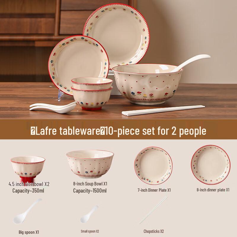Zhishi Lavfulei European Bone China Dinnerware Set