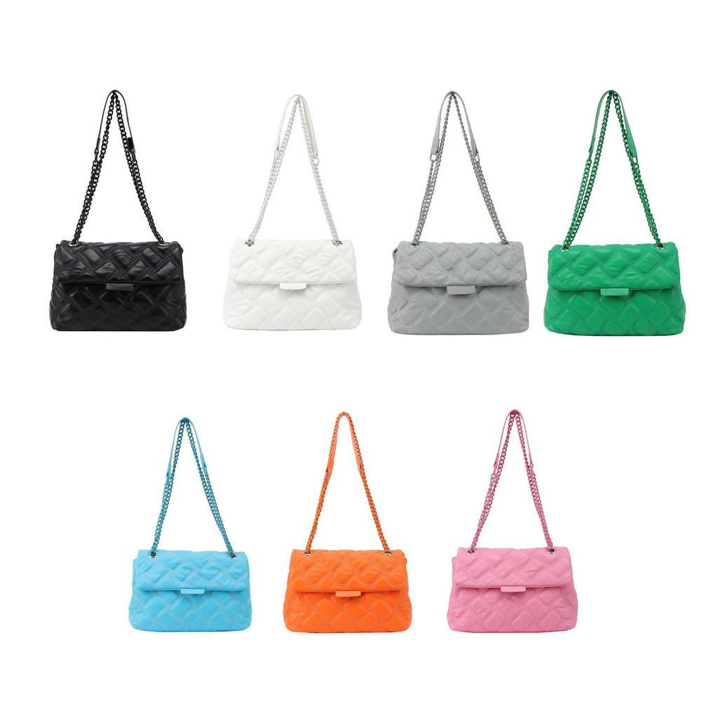 Damestas van KG Sewing Fashion met ketting, schoudertas, crossbodytas van PU-leer.