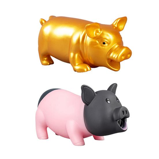 Ornamento Maialino Cartone Animato Giocattolo Antistress Morbido Rimbalzante Giocattolo da Spremere Divertente Effetto Sonoro Urlante Giocattolo Decompressione Scherzo per il Pesce d'Aprile