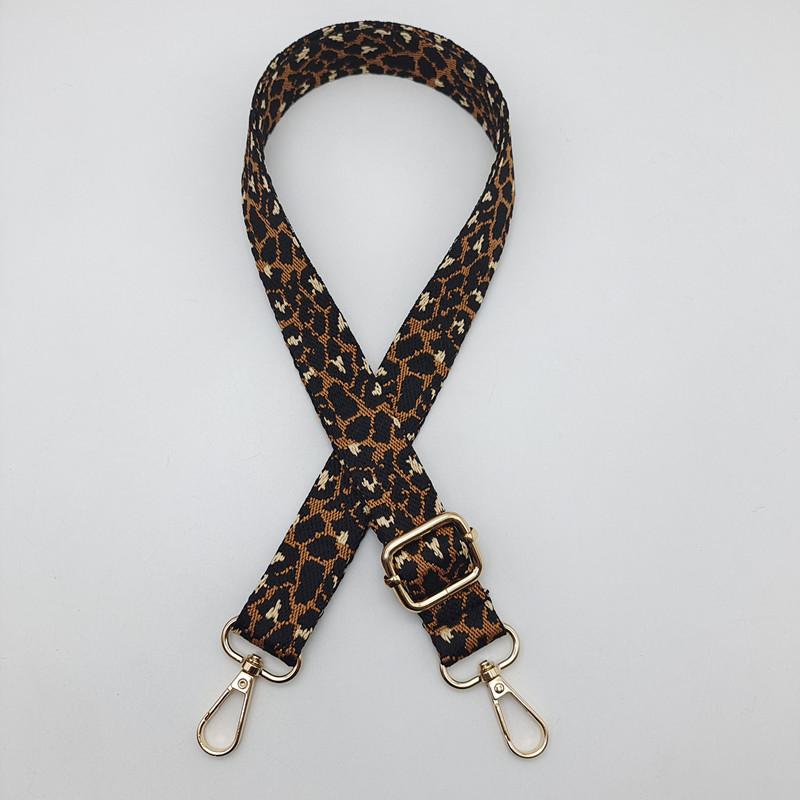 New Bag Accessories Replacement Strap Versatile Adjustable Strap Personalized Leopard Print Women's Backpack Shoulder Strap