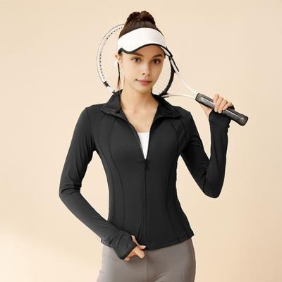 Women's Sun Protection Athletic Jacket Full Zip Long Sleeve Sun Shirts Quick Dry Workout