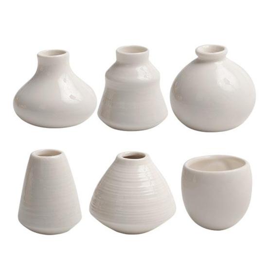 Mini Ceramic Vase Refrigerator Magnet Home Office Kitchen Locker Fridge 3D Miniature
