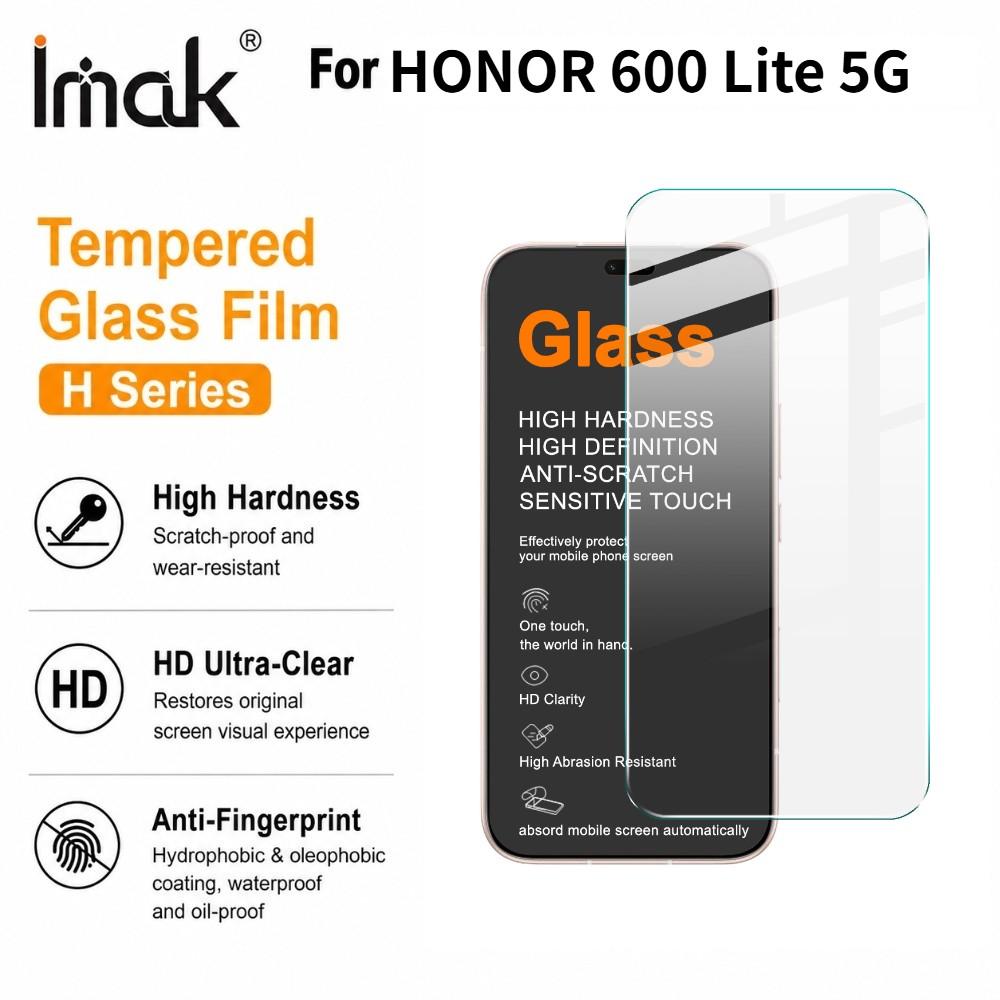 For Honor 600 Lite 5G Tempered Glass IMAK H Screen Protector Film Support Fingerprint
