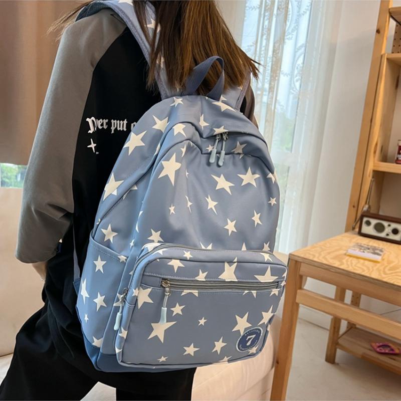 Women Men 17 Inch Star Laptop Backpack College Bag Cute Travel Backpack Student Back To School Casual Bookbag